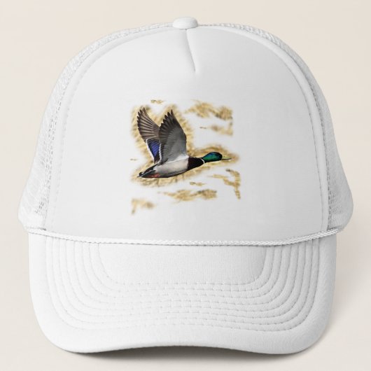 Stockenten-Enten-Jagd Truckerkappe (Vorderseite)
