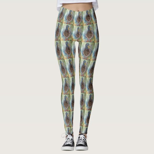 Stockenten-Enten-Leggings Leggings (Vorderseite)