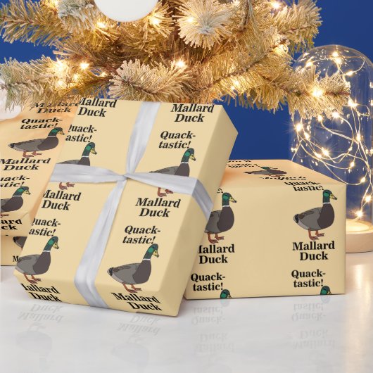 Stockenten-Enten-Muster Geschenkpapier (Feiertage)