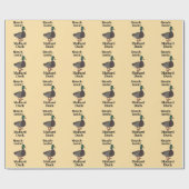 Stockenten-Enten-Muster Geschenkpapier (Flach)