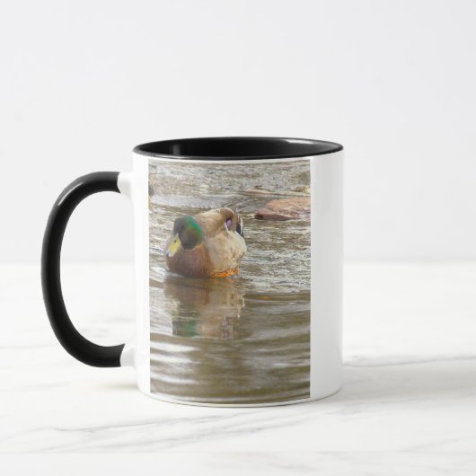 Stockenten-Foto-Tasse Tasse (Links)