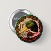 Stockenten-Kopf Button (Vorne & Hinten)