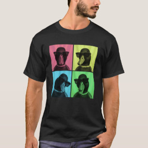 Stockenten-Pop-Art-Lustige-Wasserwild-Entenliebhab T-Shirt