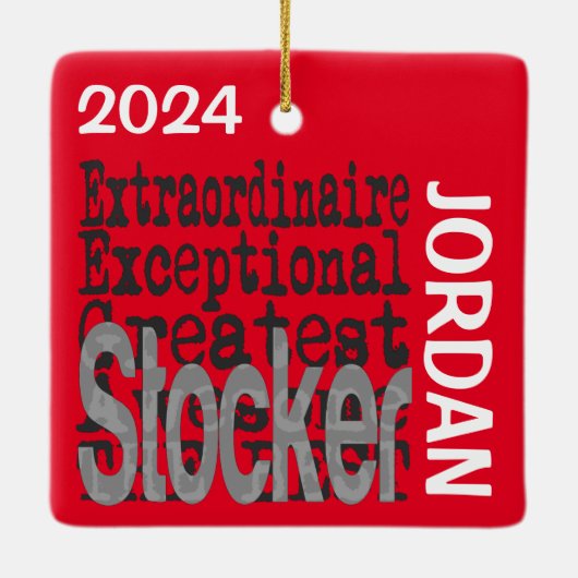 Stocker Extraordinaire CUSTOM Keramikornament (Rückseite)