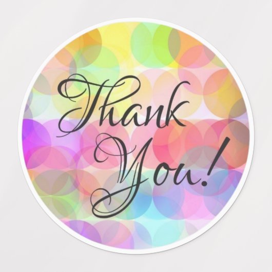 STOCKERS THANK YOU  ETIKETTEN (Design 3)