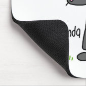 Stockfigur im Pandasuit-Mauspad Mousepad (Ecke)