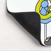 Stockfigur Tuba-Mauspad Mousepad (Ecke)