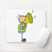 Stockfigur Tuba-Mauspad Mousepad (Mit Mouse)