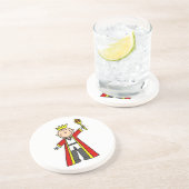 Stockfigurenkönig Sandstein Untersetzer (Seite)