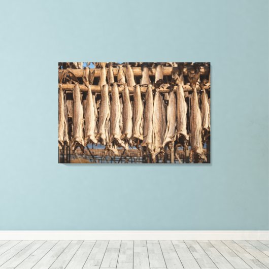 Stockfisch Leinwanddruck (Insitu (Holzboden))