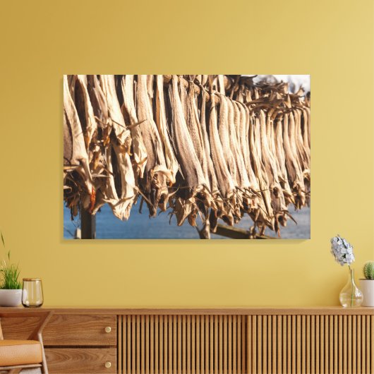 Stockfish Lofoten Leinwanddruck (Insitu (Wohnzimmer))