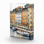 Stockholm Aquarellkunst Fotoblock (Rechts)