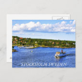 Stockholm Bay Post Card Postkarte (Vorne/Hinten)