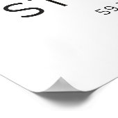 Stockholm Cityscape Print Row Houses and Church Poster (Ecke)