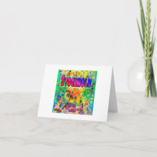 Stockholm Epoch Hour Greeting Card Karte