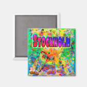 Stockholm Epoch Hour Magnet (Vorderseite/Rückseite)