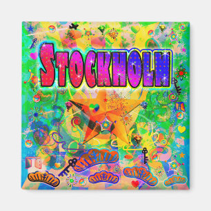 Stockholm-Epochen-Stunden-Magnet Magnet