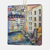 Stockholm Gamla Stan Alte Stadtmalerei Keramikornament (Links)