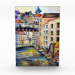 Stockholm Gamla Stan - Altstadt Fotoblock