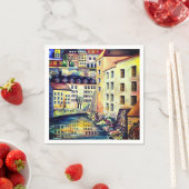 Stockholm - Gamla Stan, Altstadt, Schweden Serviette (Beispiel)