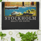 Stockholm Geschirrtuch (Gefaltet)