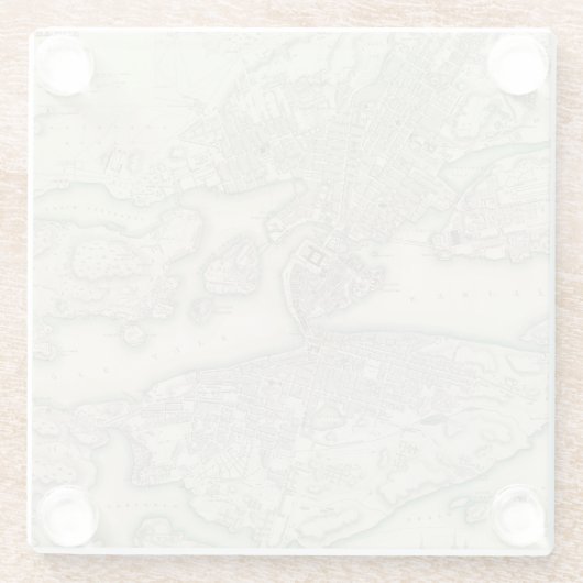 Stockholm Glasuntersetzer (Rückseite)