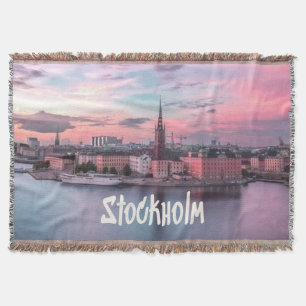 Stockholm Hauptstadt Schweden Night Skyline Decke