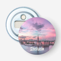 Stockholm Hauptstadt Schweden Night Skyline