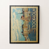 Stockholm Jigsaw Puzzle Schweden Vintag (Vertikal)
