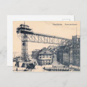 Stockholm, Katarinahissen Lift, 1919, Postkarte (Vorne/Hinten)