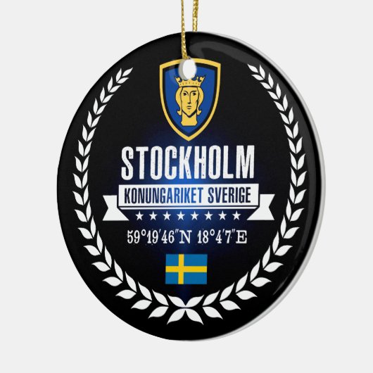 Stockholm Keramik Ornament (Links)