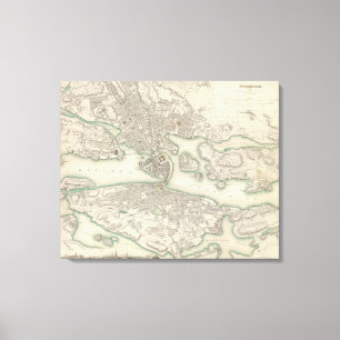 Stockholm Leinwanddruck