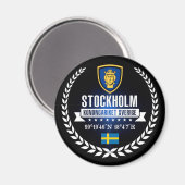 Stockholm Magnet (Vorderseite/Rückseite)
