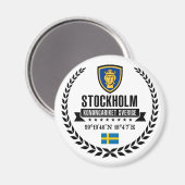 Stockholm Magnet (Vorderseite/Rückseite)