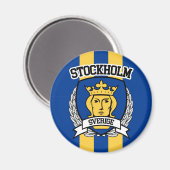 Stockholm Magnet (Vorderseite/Rückseite)