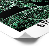 Stockholm Map Poster (Ecke)