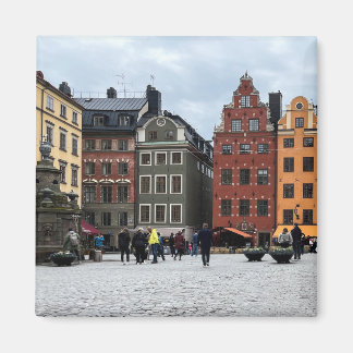 Stockholm Old Town Gamla stan Schweden Foto Magnet
