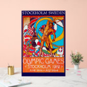 "Stockholm Olympics' 1912" Acrylic Sign Acrylschild (Hochzeit)