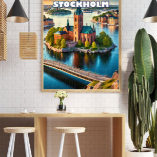 Stockholm (Perle) Poster
