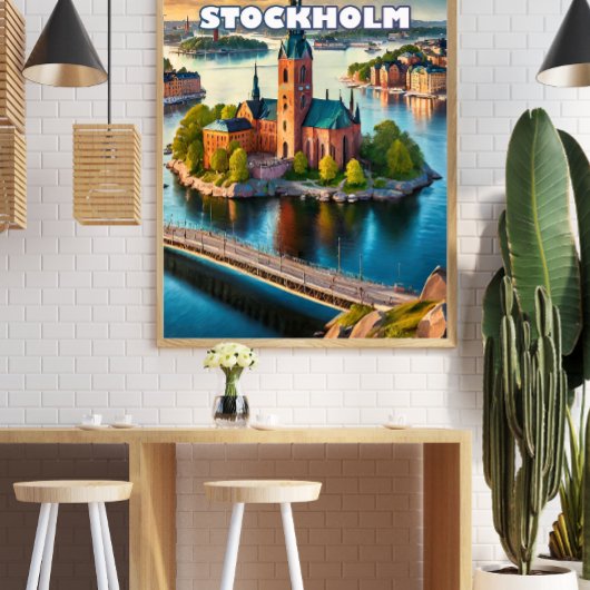 Stockholm (Perle) Poster