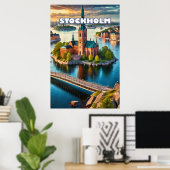 Stockholm (Perle) Poster (Heimbüro)
