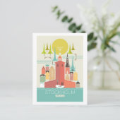 Stockholm Postcard Postkarte (Stehend Vorderseite)