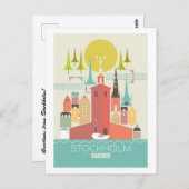 Stockholm Postcard Postkarte (Vorne/Hinten)