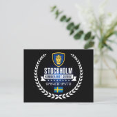 Stockholm Postkarte (Stehend Vorderseite)