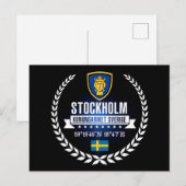 Stockholm Postkarte (Vorne/Hinten)