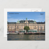 Stockholm Postkarte (Vorne/Hinten)