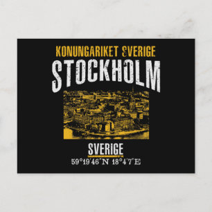 Stockholm Postkarte
