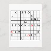 STOCKHOLM POSTKARTE (Vorderseite)