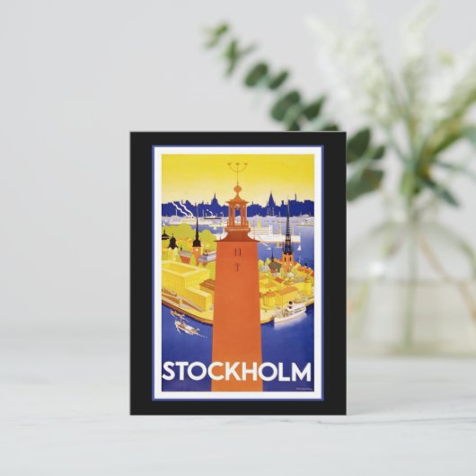 Stockholm Postkarte (Stehend Vorderseite)