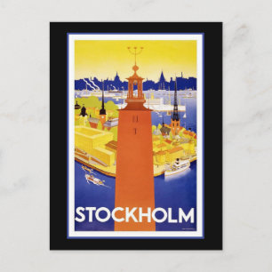 Stockholm Postkarte